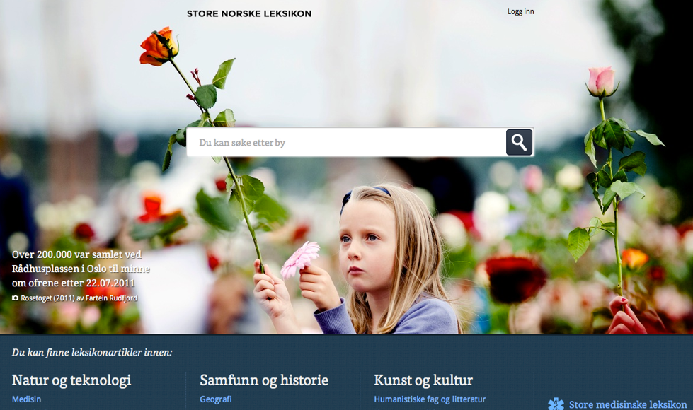Store norske leksikon – redesign av snl.no