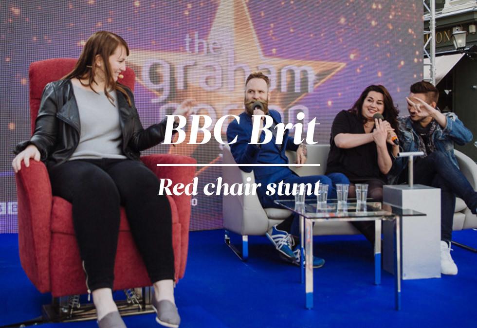 BBC Brit: Red Chair Stunt