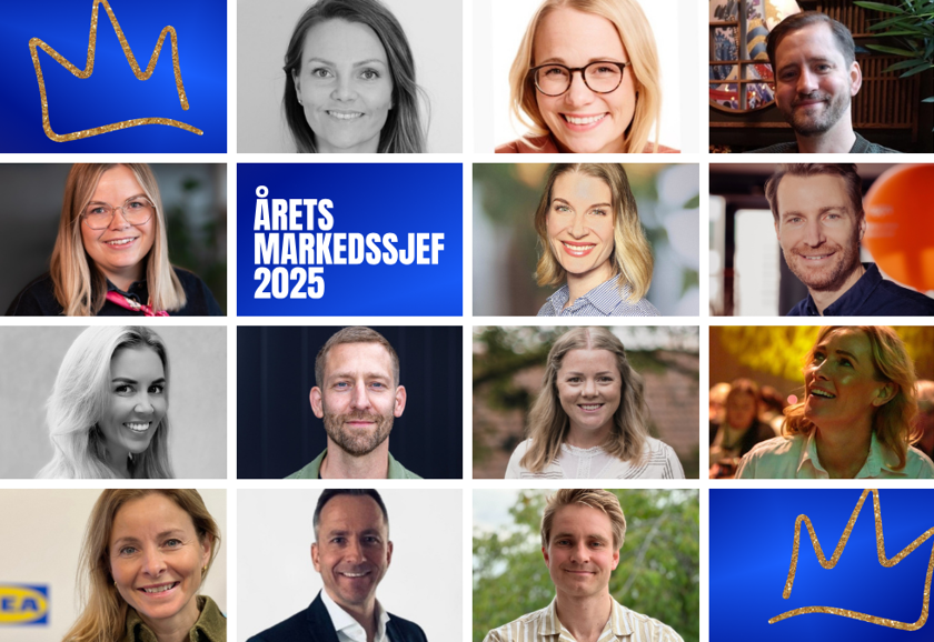 «Årets markedssjef 2025»: Dette er finalistene