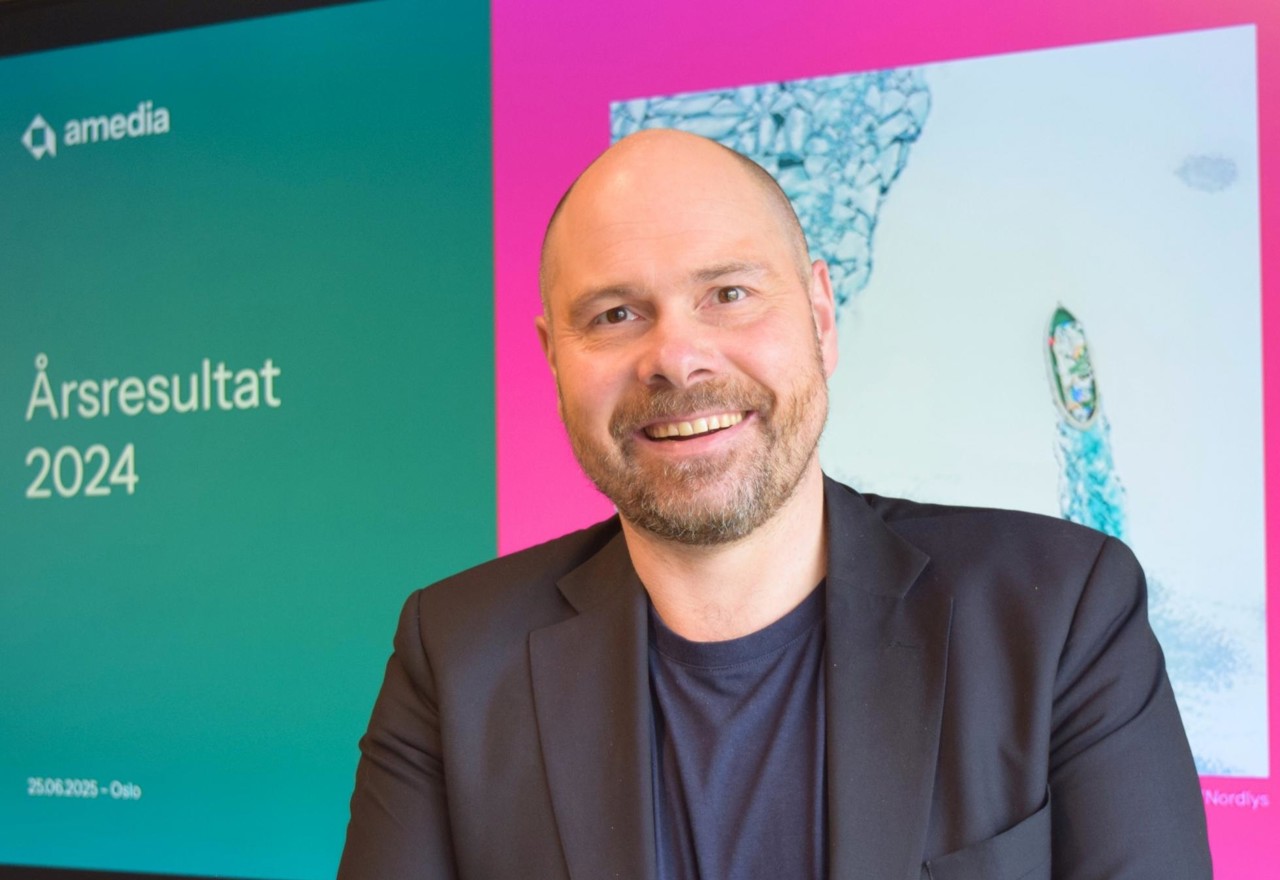 Pengene renner inn for Amedia-sjefen - dette skal han bruke dem på
