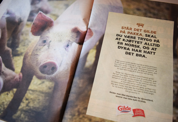 Slaktet Gildes PR-kampanje for to år siden: - Vi trenger ikke mer reklame nå