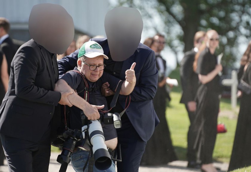 Fotograf ble fjernet med makt fra Ødegaard-bryllup – saken er anmeldt