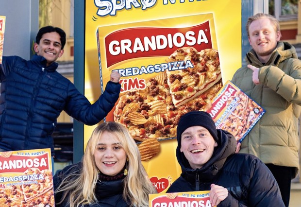 Grandiosa dropper reklamebyrå når de lanserer årets «sprøeste» nyhet